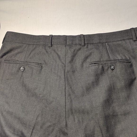 Perry Ellis dark grey dress pants 36/30 - Picture 2 of 6